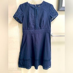 Ann Taylor navy blue dress
